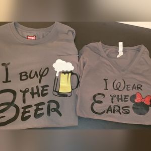 EPCOT couples shirt set